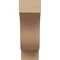 Ekena Millwork 5"W x 10"D x 15"H Classic Newport Rough Cedar Woodgrain TimberThane Corbel, Primed Tan CORUR05X10X15NEWRCPR - alternate 2